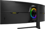 49-Inch Curved Gaming Monitor – 5120×1440 DQHD, 120Hz, 1500R, FreeSync, HDMI 2.0 & VESA Compatible