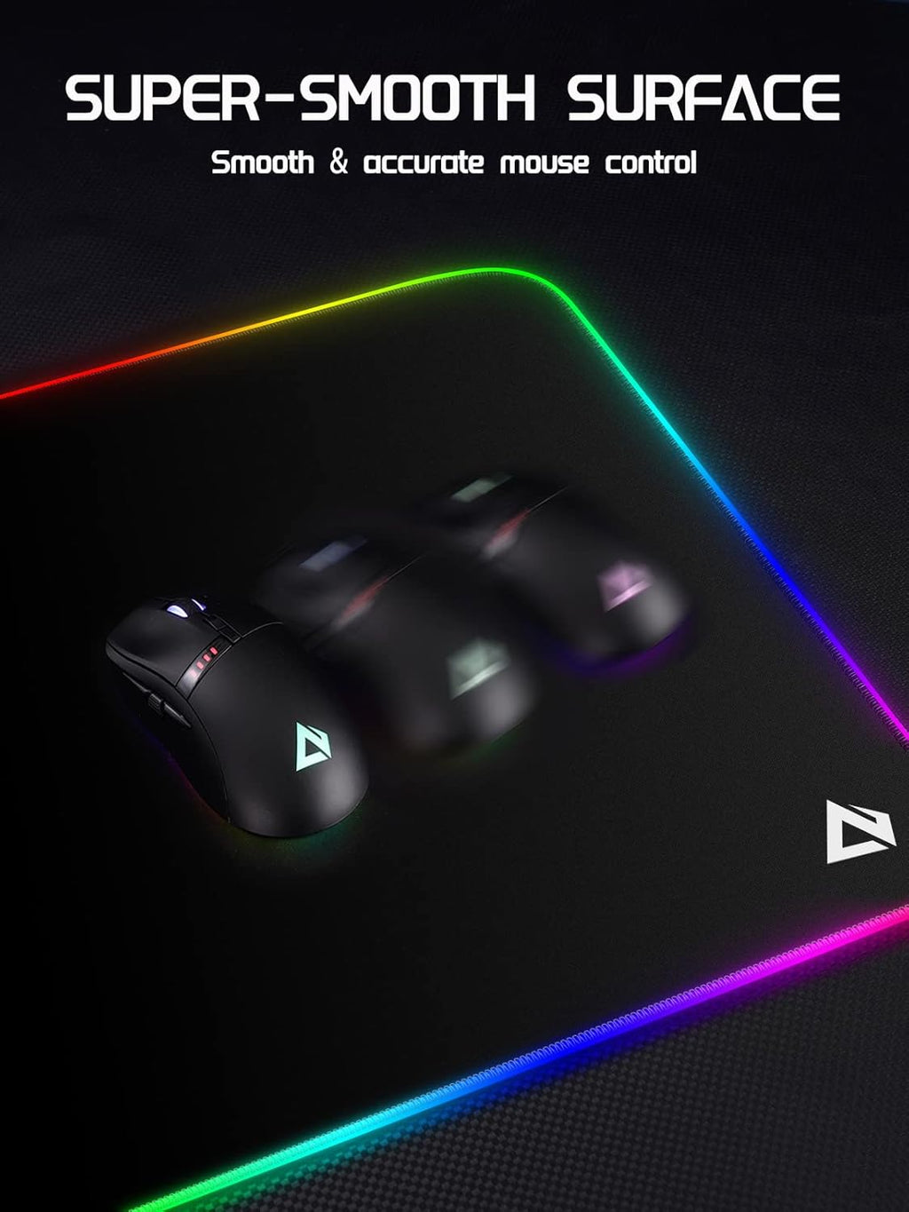XXL RGB Gaming Mouse Pad – 11 Lighting Modes, Non-Slip Base