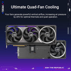 RTX 5080 OC Graphics Card – 16GB GDDR7, Quad-Fan Cooling1 & 3× DisplayPort 2.1