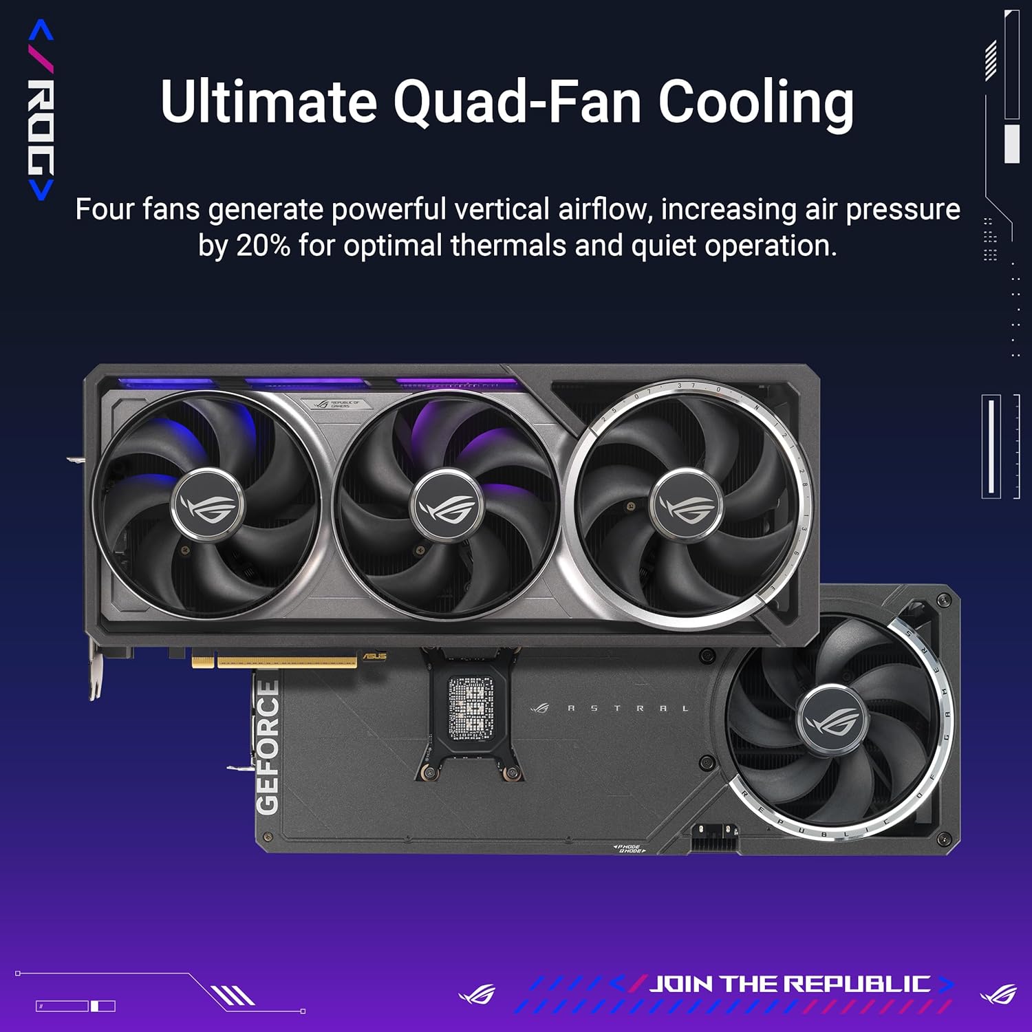 RTX 5080 OC Graphics Card – 16GB GDDR7, Quad-Fan Cooling1 & 3× DisplayPort 2.1