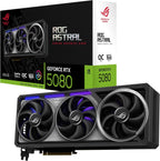 RTX 5080 OC Graphics Card – 16GB GDDR7, Quad-Fan Cooling1 & 3× DisplayPort 2.1