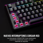 Mechanical Gaming Keyboard – RGB, Linear Switches, Wrist Rest