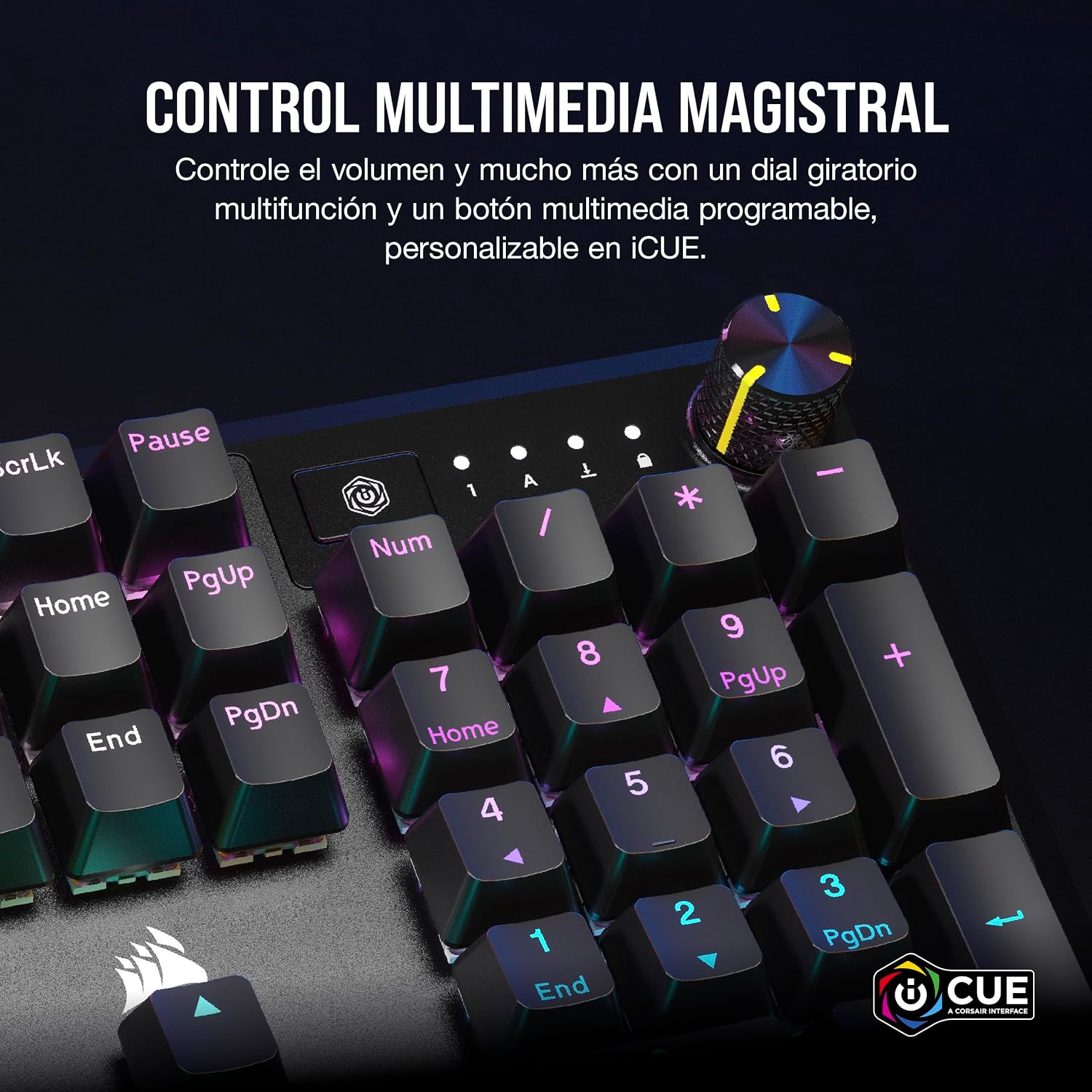Mechanical Gaming Keyboard – RGB, Linear Switches, Wrist Rest
